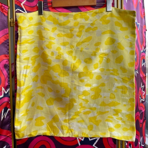 Stories of Italy Pineapple Cushion Cover Pillow Case Pillowcase Yellow Linen - Picture 4 of 6